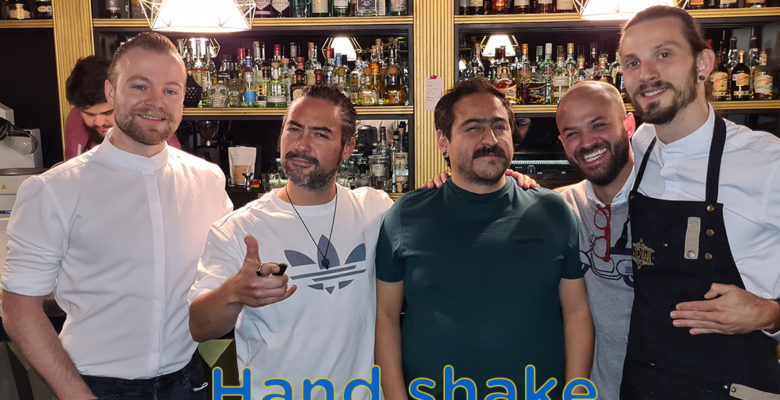 Hand Shake Speak Easy Bar