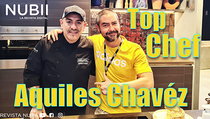 Top Chef Aquiles Chávez degustando en el corazón del hogar