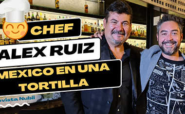 Chef Alex Ruiz México en una Tortilla