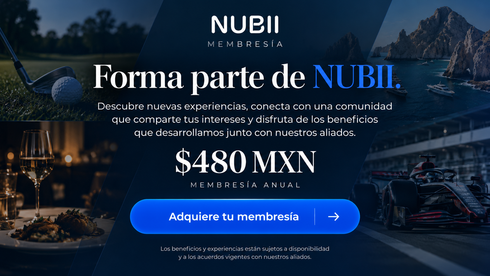 Membresía NUBII_ Experiencias Exclusivas