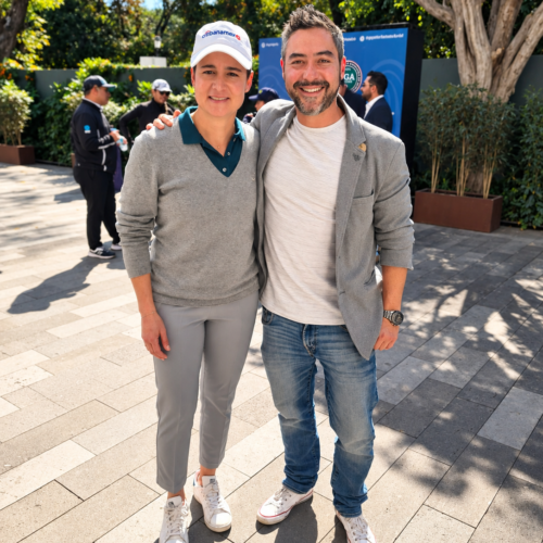 Retrato casual en evento de golf PGA Retrato casual en evento de golf PGA